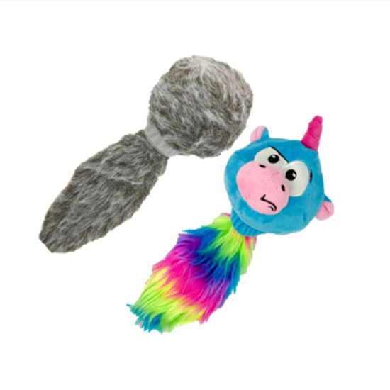 Picture of Hyper Pet Doggie Tail & Unicorn Pal Interative Plush Dog Toys - 2 Pack Value Pack (Interactive Dog Toys That Wiggles, Vibrates & Barks-Dog Toys for Boredom & Stimulating Play) Colors May Vary