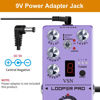 Picture of VSN Delay Tuner Chorus Reverb Looper Guitar Digital Multi-effect pedal a series of digital effect pedals True bypass RE-05 …