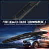 Picture of 16 inch Rear Windshield Wiper Blade Replacement for Honda Odyssey 2022-2005 Insight 11-10 Passport 2022-2019 /Subaru Forester 2005-2004 Impreza 2011-2009,2004 Outback 22-20 Back Window 16-B H410