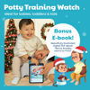 Picture of Potty Training Watch for Kids V2 - A Water Resistant Potty Reminder Device for Boys & Girls to Train Your Toddler with Fun/Musical & Vibration Interval Reminder with Potty Training eBook (Dino)