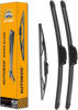 Picture of AUTOBOO 22"+21" Windshield Wipers with 10 Inch Rear Wiper Blade Replacement for Nissan Pathfinder 1996-2004 -Original Factory Quality (Pack of 3)