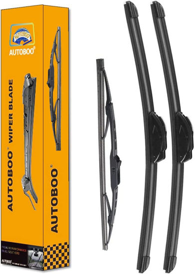 Picture of AUTOBOO 22"+21" Windshield Wipers with 10 Inch Rear Wiper Blade Replacement for Nissan Pathfinder 1996-2004 -Original Factory Quality (Pack of 3)