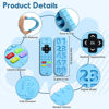 Picture of Teething Baby Toys 0-6 Months, Soft Silicone Remote Control Teethers Toys for Babies 6 to 12 Months, Teething Infant Toys Chew Set for Newborn Boys Girls First Birthday Christmas Easter Gifts, Blue