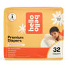 Picture of Hello Bello Diapers, Size 1 (8-12 lbs) Wild Cats - 32 Count of Premium Disposable Baby Diapers, Hypoallergenic with Soft, Cloth-Like Feel