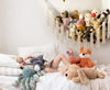 Picture of Stuffed Animal Storage Hammock Corner X-Large with LED Light - Baby Hammock Hanging Holder Plushies Net for Stuff Animals Organizer - Cute Room Decor Aesthetic Kids Toddler Nursery Bedroom Boho
