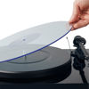 Picture of Acrylic Turntable Mat - 11.75" BlueLit Vinyl Record Acrylic Mat - Precision Machined Acrylic Turntable Platter Mat w/Record Label Recess - See-Through Record Mat for Standard 12" Turntable Platters
