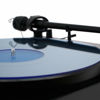 Picture of Acrylic Turntable Mat - 11.75" BlueLit Vinyl Record Acrylic Mat - Precision Machined Acrylic Turntable Platter Mat w/Record Label Recess - See-Through Record Mat for Standard 12" Turntable Platters