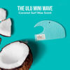 Picture of ulu Lagoon Hanging Car Air Freshener | Tropical Beach Coconut Surf Wax Scent Mini Wave | Long Lasting Car Freshener, Closet and Beyond | Made In USA | 3 Pack (Blue)