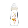 Picture of MAM Feel Good Medium Flow Premium Glass Bottle, Easy Switch Between Breast and Bottle, 9oz, 0+ Months, Unisex, 1 Pack