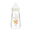 Picture of MAM Feel Good Medium Flow Premium Glass Bottle, Easy Switch Between Breast and Bottle, 9oz, 0+ Months, Unisex, 1 Pack