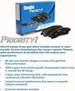 Picture of Bendix Priority1 CFC1736 Ceramic Front Brake Pads for INFINITI 2014-2023 Q50, 2016-2022 Q60, 2016-2017 QX50, 2019-2023 QX50, 2022-2024 QX55, Nissan 2014-2020 Rogue (3-row seat), 2015, 2017-23 X-Trail