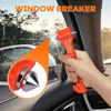 Picture of SINSEN Car Safety Hammer Set of 10 Emergency Escape Tool Auto Car Window Glass Hammer Breaker and Seat Belt Cutter Escape 2-in-1 for Family Rescue & Auto Emergency Escape Tools (Reflective Tape 10PCS)