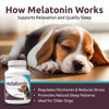 Picture of K9 Select Melatonin for Dogs - Calming Chews - Anxiety Relief Treats for Sleep, Stress, Thunderstorms & Fireworks - Calming Chews for Dogs Anxiety Small & Large Breed, 6 mg, 120 Peanut Butter Tablets