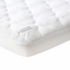 Picture of Waterproof Pack and Play Mattress Pad Sheets Fitted, Cotton Fabric Pack and Play Protector, Fits Graco Play Yard, Baby Mini Crib Sheet Cover