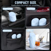 Picture of Car Trash Can Bin with Lid-2 Packs Car Garbage Can Cup Holder-Light Blue Mini Leakproof Vehicle Trash Garbage Can Bin with 40pcs Trash Bags-Car Organizers and Storage for Front Back Seat Accessories