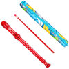 Picture of Descant Soprano Recorder Music Recorder Instrument For Kids Flute Kids Recorder With Cleaning Rod + Case Bag (Crystal red)