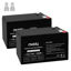 Picture of Miady 12V 7Ah Rechargeable Sealed Lead Acid Battery(2 Pack)