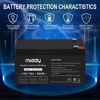 Picture of Miady 12V 7Ah Rechargeable Sealed Lead Acid Battery(2 Pack)