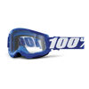 Picture of 100% Strata 2 Motocross & Mountain Bike Goggles - MX and MTB Racing Protective Eyewear (Blue - Clear Lens)