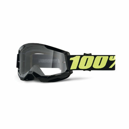 Picture of 100% Strata 2 Motocross & Mountain Bike Goggles - MX and MTB Racing Protective Eyewear (Upsol - Clear Lens)
