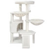 Picture of Wang Xin Three Layer Cat Tree with Cat Condo Scratch Pad and Two Hammocks,Beige