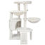 Picture of Wang Xin Three Layer Cat Tree with Cat Condo Scratch Pad and Two Hammocks,Beige