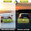 Picture of 4 PCS Student Driver Magnet for Car, Please Be Patient Student Driver, Funny Magnetic New Driver Safety Warning Bumper Sticker Signs, Reusable Movable Rookie Driver Reflective Magnets Stickers