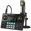 Picture of MAONO Podcast Equipment Bundle with Audio Interface and XLR Condenser Microphone, MaonoCaster with 48V Phantom Power, Bluetooth for Podcast, Streaming, Voice Over, Youtube, PC, Guitar (AME2A)
