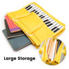 Picture of BestSounds Piano Bag, Zipper Waterproof Oxford Cloth Music Piano Accessories Book Bag Tote for Students Kids, Girls, Women, Gifts for Music Lovers Musicians (Yellow)