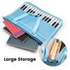 Picture of BestSounds Piano Bag, Zipper Waterproof Oxford Cloth Music Piano Accessories Book Bag Tote for Students Kids, Girls, Women, Gifts for Music Lovers Musicians (Blue)