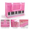 Picture of BestSounds Piano Bag, Zipper Waterproof Oxford Cloth Music Piano Accessories Book Bag Tote for Students Kids, Girls, Women, Gifts for Music Lovers Musicians (Pink)