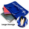 Picture of BestSounds Piano Bag, Zipper Waterproof Music Book Tote Bag Piano Accessories for Students Kids, Women, Gifts for Musicians (Dark Blue Music)