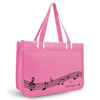 Picture of BestSounds Piano Bag, Zipper Waterproof Music Book Tote Bag Piano Accessories for Students Kids, Women, Gifts for Musicians (Pink Music)
