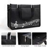 Picture of BestSounds Piano Bag, Zipper Waterproof Music Book Tote Bag Piano Accessories for Students Kids, Women, Gifts for Musicians (Black Music)