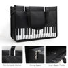 Picture of BestSounds Piano Bag, Zipper Waterproof Oxford Cloth Music Piano Accessories Book Bag Tote for Students Kids, Girls, Women, Gifts for Music Lovers Musicians (Black)