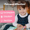 Picture of Potty Training Watch & Board Book for Kids - A Water Resistant Potty Reminder Device for Boys & Girls - Train Your Toddler with Fun Musical or Vibration Reminders and Printed Board Book (Pink)