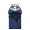 Picture of Hudson Baby Unisex Baby Cotton Animal Face Hooded Towel, Raccoon, One Size