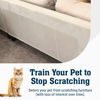 Picture of Stelucca Amazing Shields Cat Scratch Deterrent - 18-Pack, 17-inch x 12-inch Furniture Protectors from Cats for Couch - Clear, Anti-Scratch Pad and Sofa Protector…