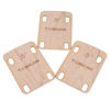 Picture of 3pcs Guitar Neck Shims Shim Made of Canada Solid Maple Wooden, For Bolt-on Neck Bolts, Shaped 0.5 Degree (3pcs 0.5 Degree)