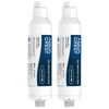 Picture of AQUA CREST RV Water Filter, RV Inline Hose Water Filter, Garden and Camper Water Filter, NSF Certified, Greatly Reduces Chlorine, Bad Taste, Odor, 2 Pack New Label Design