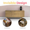 Picture of Inaya Cabinet Locks Baby Proofing - Child Proof Drawer Locks - Child Safety Cabinet Latches with 3M Adhesive Easy Installation - No Drilling or Extra Screws (8 Pack)