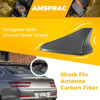 Picture of AMSPRAC Shark Fin Antenna Cover,AM/FM Radio Antenna Base for Kia Optima 2014-2020,Sonata 2015-2019,Genesis Sedan G80 2015-2017,Coupe 2013-2015,Elantra Sedan 2011-2016,Carbon Fiber Look