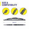 Picture of 3 Wipers 26"/20"/16" Replacement For Dodge Grand Caravan 2019-2008, 26 Inch+20 Inch Windshield Wiper Blades with 16 Inch Rear Wiper Blade-Original Factory Quality