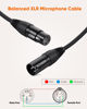 Picture of CableCreation XLR Cable, 30FT 2PCS XLR Male to Female 3PIN Balanced Professional Microphone Cable for Recording Applications,Mixers,Speaker Systems,DMX Lights