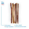 Picture of Best Pet Supplies GigaBite 12 Inch Bully Sticks (6 Pack) - All Natural, Free Range Beef Pizzle Dog Treat