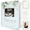 Picture of Pregnancy Journal Memory Book - 90 Pages Hardcover Pregnancy Book, Pregnancy Planner, Pregnancy Journals for First Time Moms, Baby Memory Book, Mom Book Diary, Ultrasound Baby Book Memory(Frost)