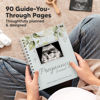 Picture of Pregnancy Journal Memory Book - 90 Pages Hardcover Pregnancy Book, Pregnancy Planner, Pregnancy Journals for First Time Moms, Baby Memory Book, Mom Book Diary, Ultrasound Baby Book Memory(Frost)