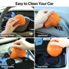 Picture of PULIDIKI Car Cleaning Gel for Car Cleaning Putty Car Putty Auto Detailing Tools Car Slime Cleaner Dust Cleaning Gel Car Interior Cleaner Car Accessories Orange Stocking Stuffers for Men Women 4Pack