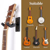 Picture of WOGOD Guitar Wall Mount Hangers 5 Pack Hanging Guitar Mount for Acoustic Electric Guitar Hanger Wall Mount