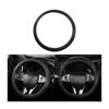 Picture of Car Steering Wheel Cover, Microfiber Breathable Ice Silk Leather Steering Wheel Cover Soft Anti-Slip Safety, 15inch Four Season Universal Fits for Most Truck,SUV,Cars (Black Ice Silk)